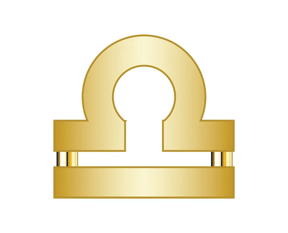 Libra Zodiac Icon - Gold sold by BaubleBar