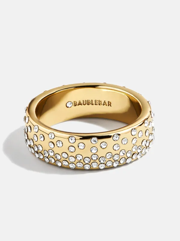 Lola Ring - Gold/Pavé sold by BaubleBar