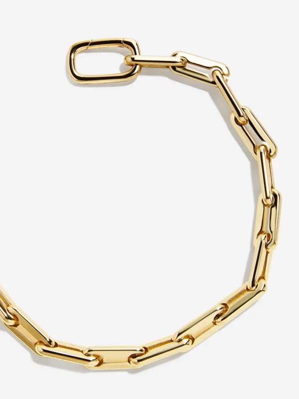 Deja Bracelet - Medium Gold Plated Brass sold by BaubleBar