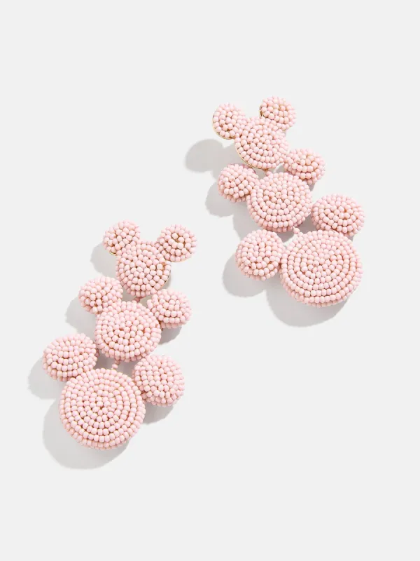 Disney Mickey Mouse Beaded Statement Earrings - Pink sold by BaubleBar