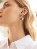 Divine Eyes Earrings - Gold/Blue sold by BaubleBar