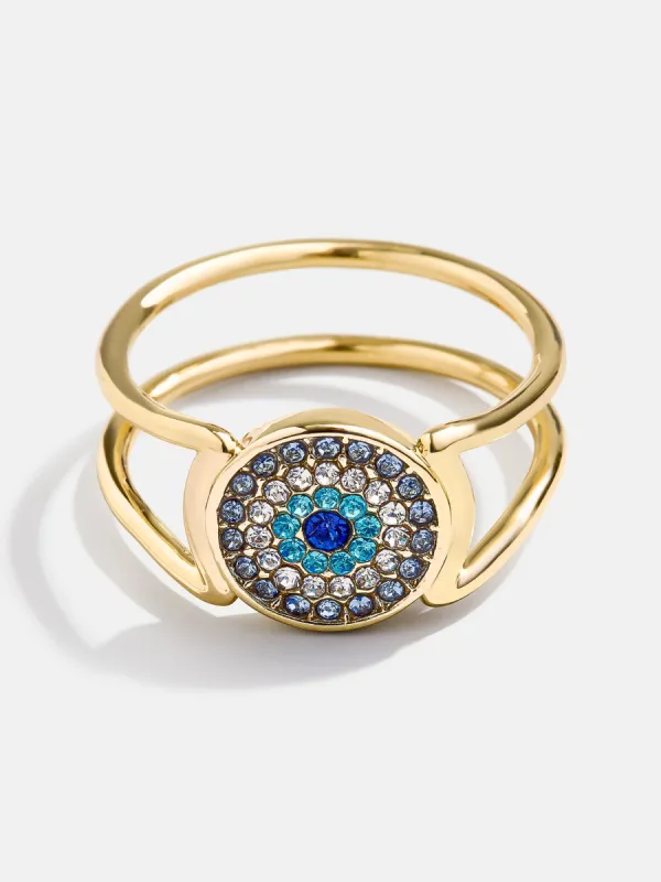 Ojo Ring - Gold/Blue sold by BaubleBar