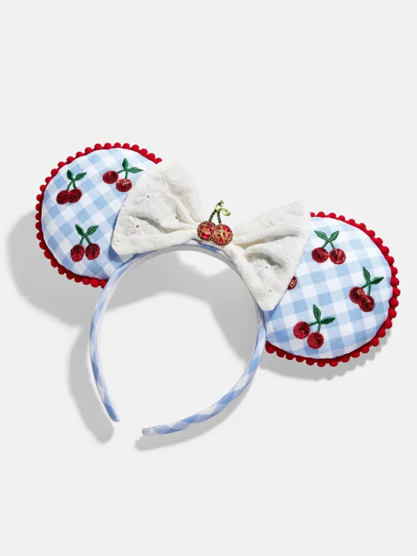Disney Minnie Mouse Cherry Ears Headband - Minnie Mouse Cherry Ears sold by BaubleBar