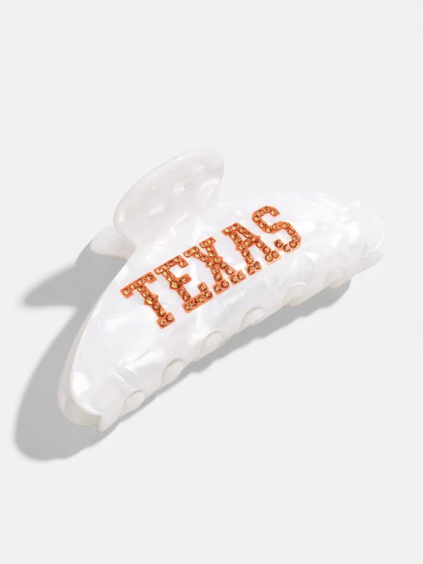 University of Texas at Austin White Hair Clip - University of Texas at Austin sold by BaubleBar