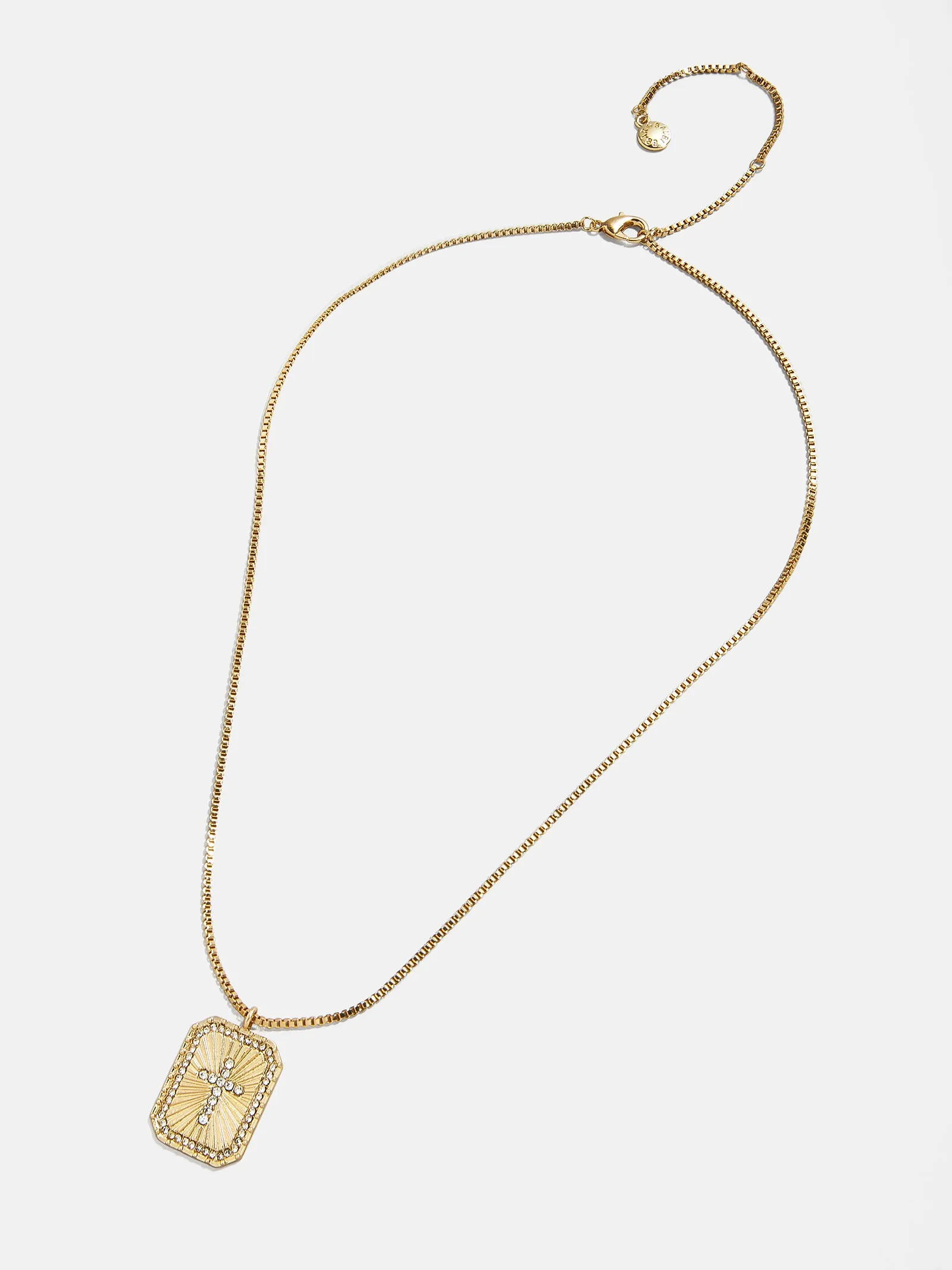 Grace Cross Pendant Necklace - Gold/Pavé sold by BaubleBar product image thumbnail 3