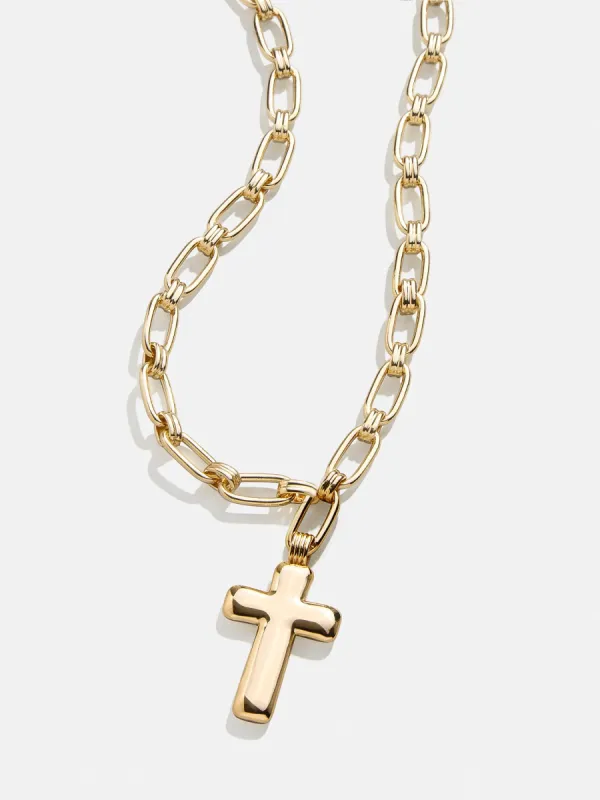 Hope Statement Cross Necklace - Bubble Cross sold by BaubleBar