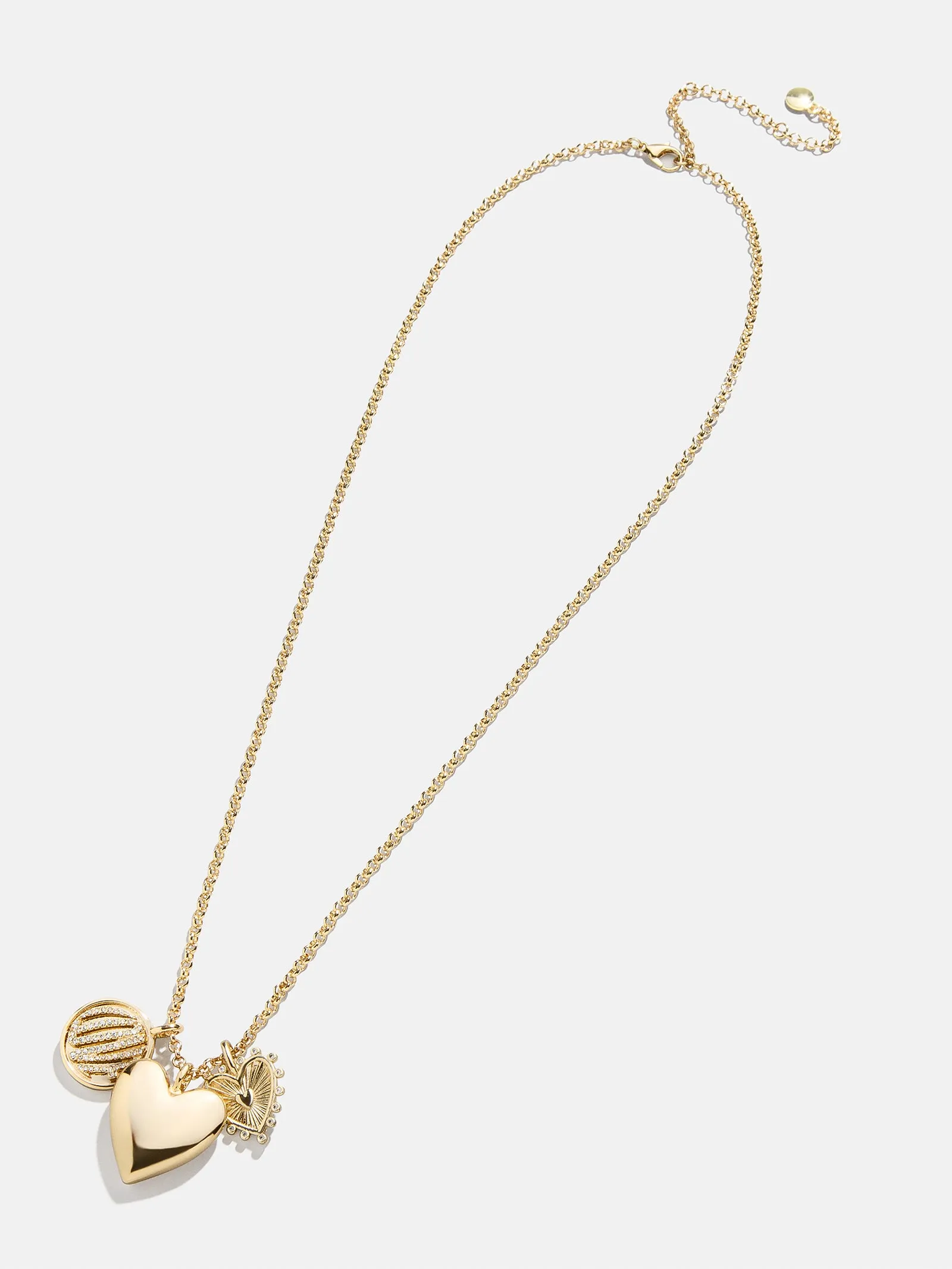 Heart Cluster Charm Necklace - Heart sold by BaubleBar product image thumbnail 3