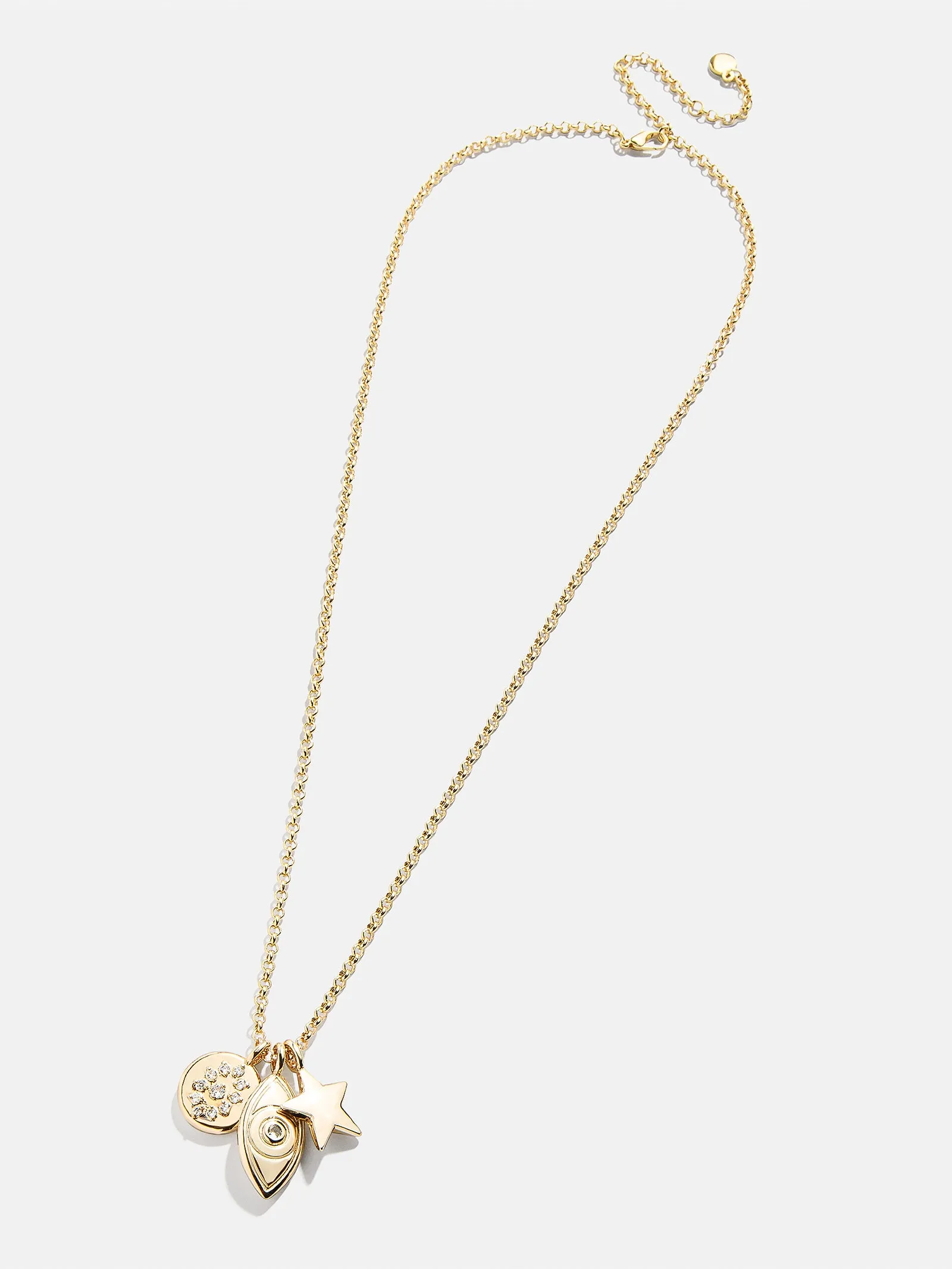 Evil Eye Cluster Charm Necklace - Evil Eye sold by BaubleBar product image thumbnail 3