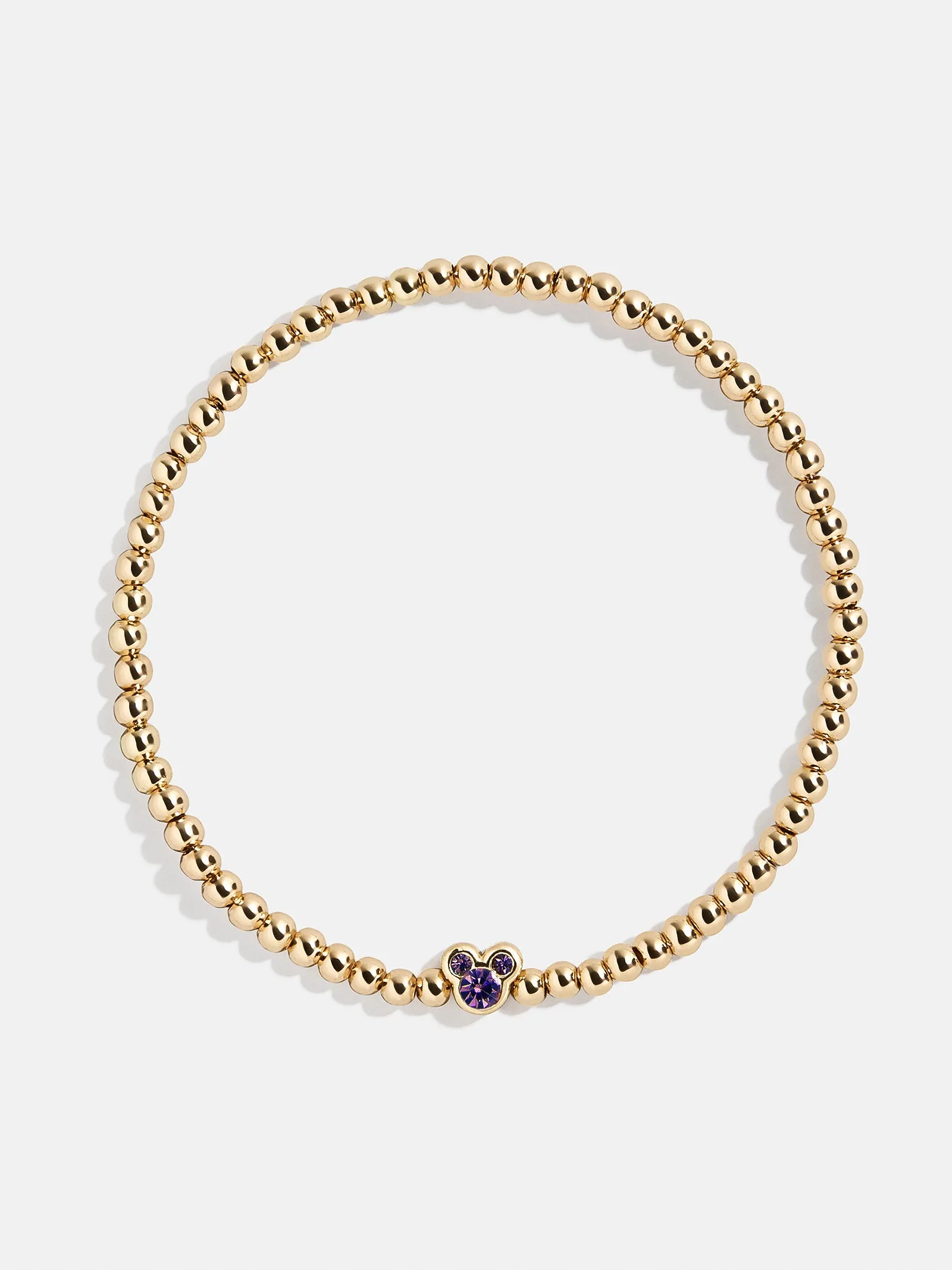 Disney Mickey Mouse Birthstone Pisa Bracelet - Amethyst sold by BaubleBar
