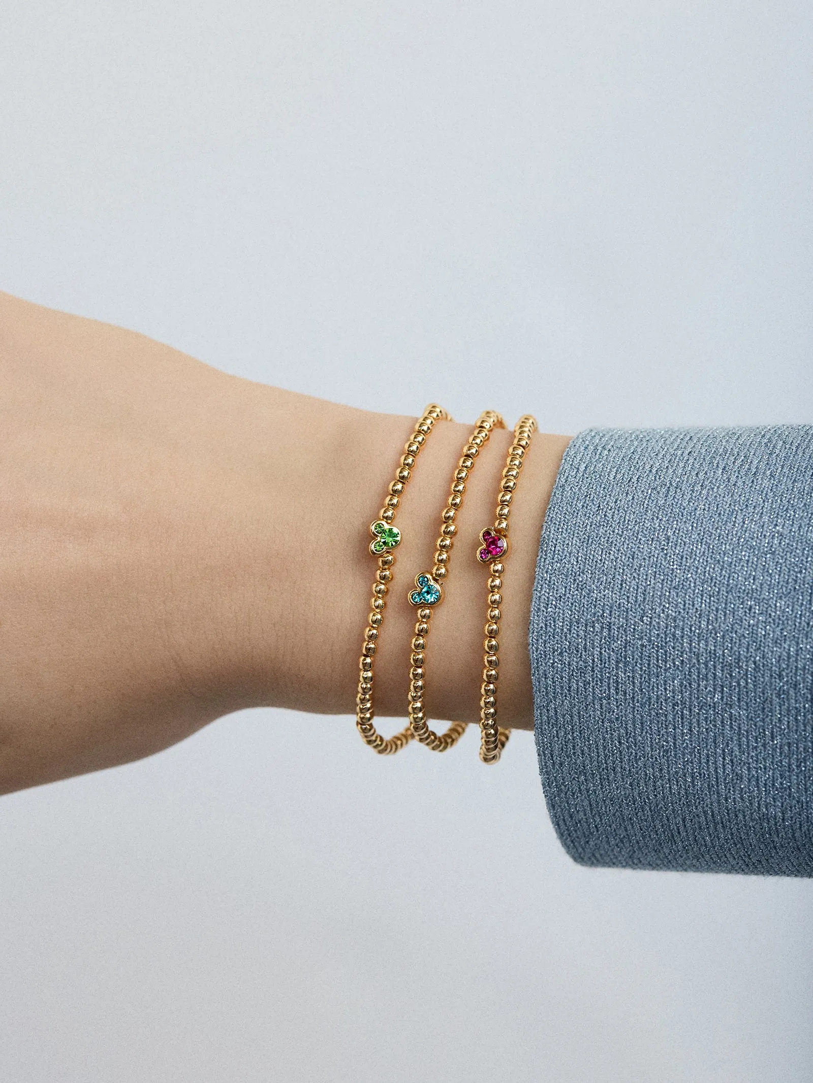 Disney Mickey Mouse Birthstone Pisa Bracelet - Sapphire sold by BaubleBar product image thumbnail 2