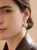 Ann Drop Earrings - Gold/Pavé sold by BaubleBar