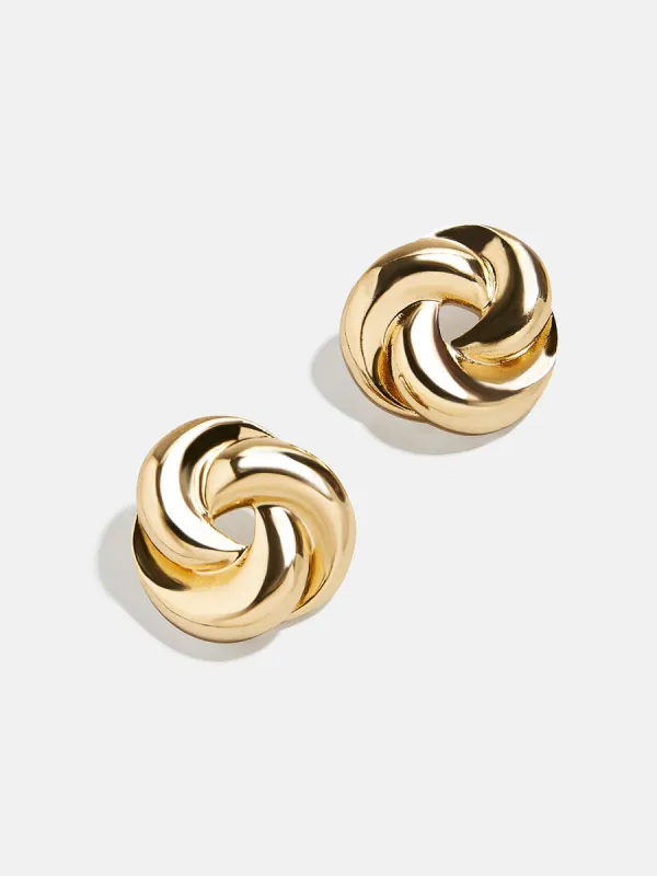 Brianna Earrings - Gold sold by BaubleBar