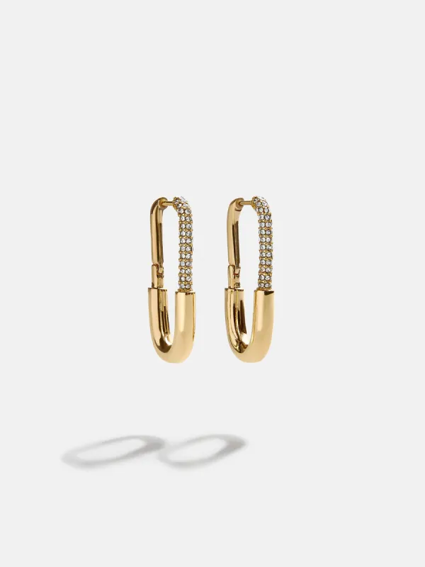 Liza Hoop Earrings - Medium sold by BaubleBar