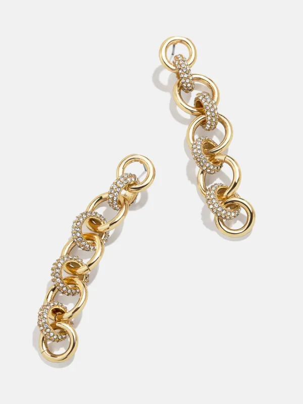 Beth Earrings - Gold/Pavé sold by BaubleBar