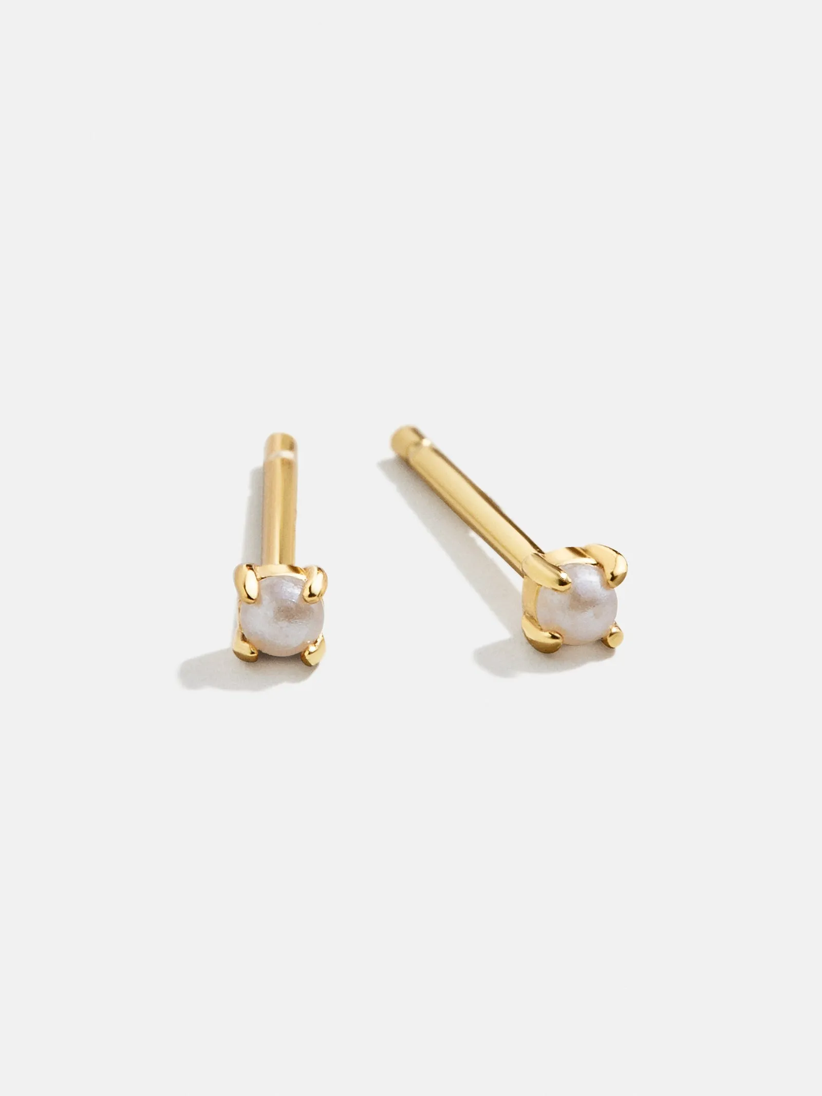 Katerina 18K Gold & Pearl Earrings - Gold sold by BaubleBar