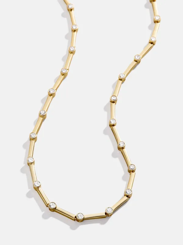 18K Gold Eve Necklace - Gold/Pavé sold by BaubleBar