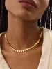 18K Gold Daphne Tennis Necklace - Gold/Pavé sold by BaubleBar