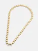 18K Gold Daphne Tennis Necklace - Gold/Pavé sold by BaubleBar