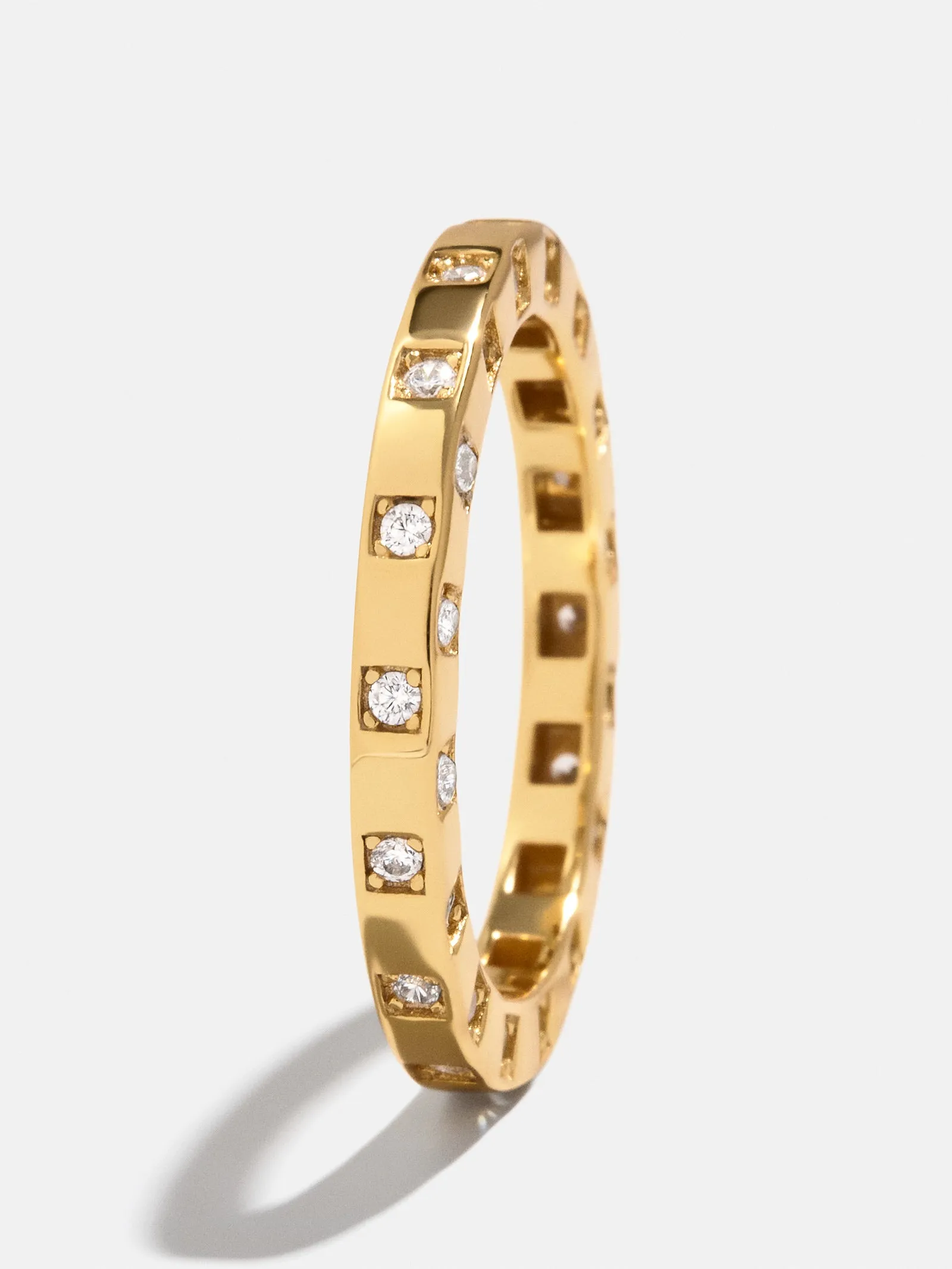 18K Gold Mabel Ring - Gold/Pavé sold by BaubleBar product image thumbnail 3
