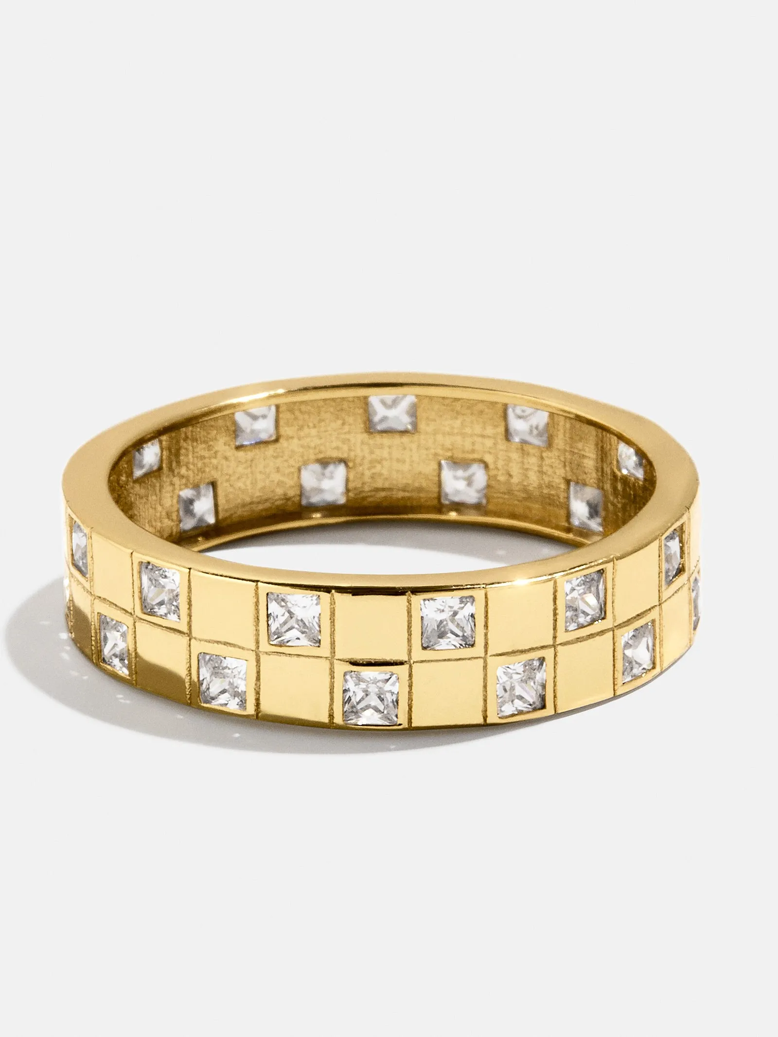 18K Gold Lucia Ring - Gold/Pavé sold by BaubleBar