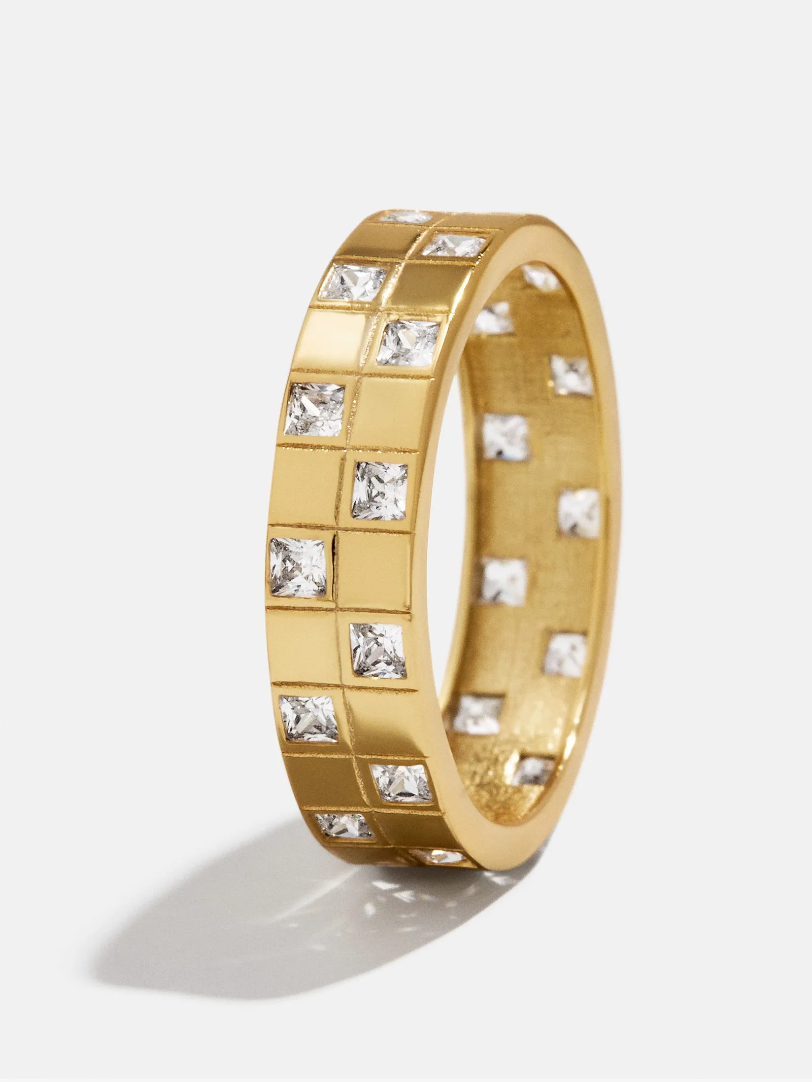 18K Gold Lucia Ring - Gold/Pavé sold by BaubleBar product image thumbnail 3