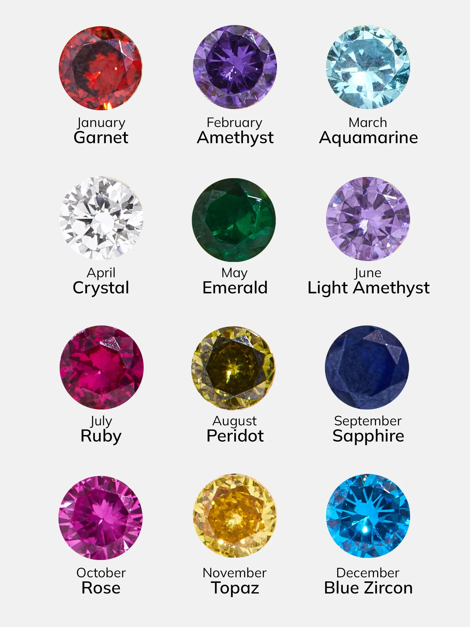 Esther 18K Gold Plated Sterling Silver Birthstone Necklace - Crystal sold by BaubleBar product image thumbnail 4