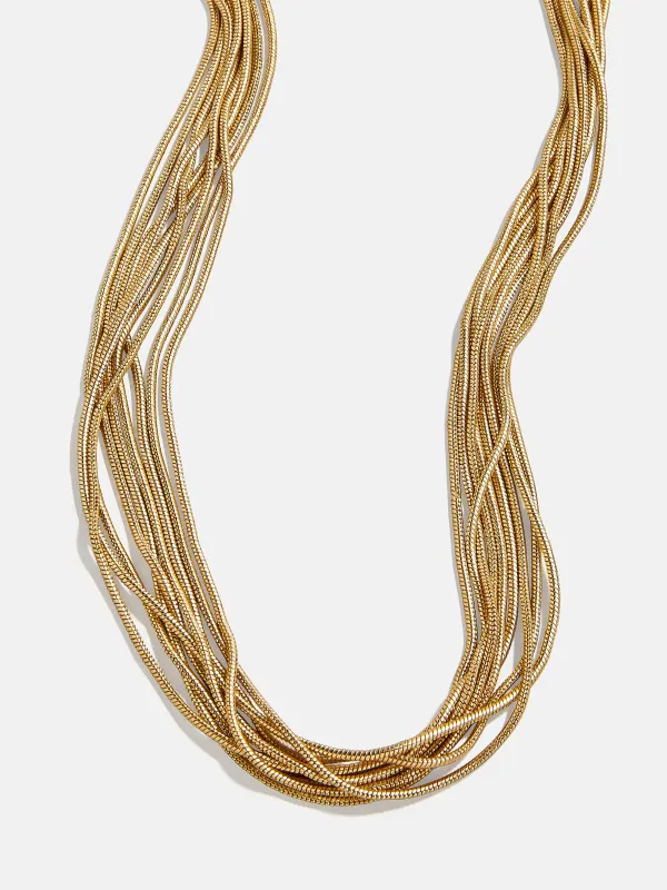 Vanessa Necklace - Gold sold by BaubleBar