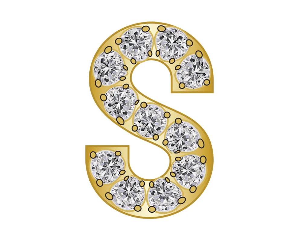Mini S - Clear/Gold sold by BaubleBar