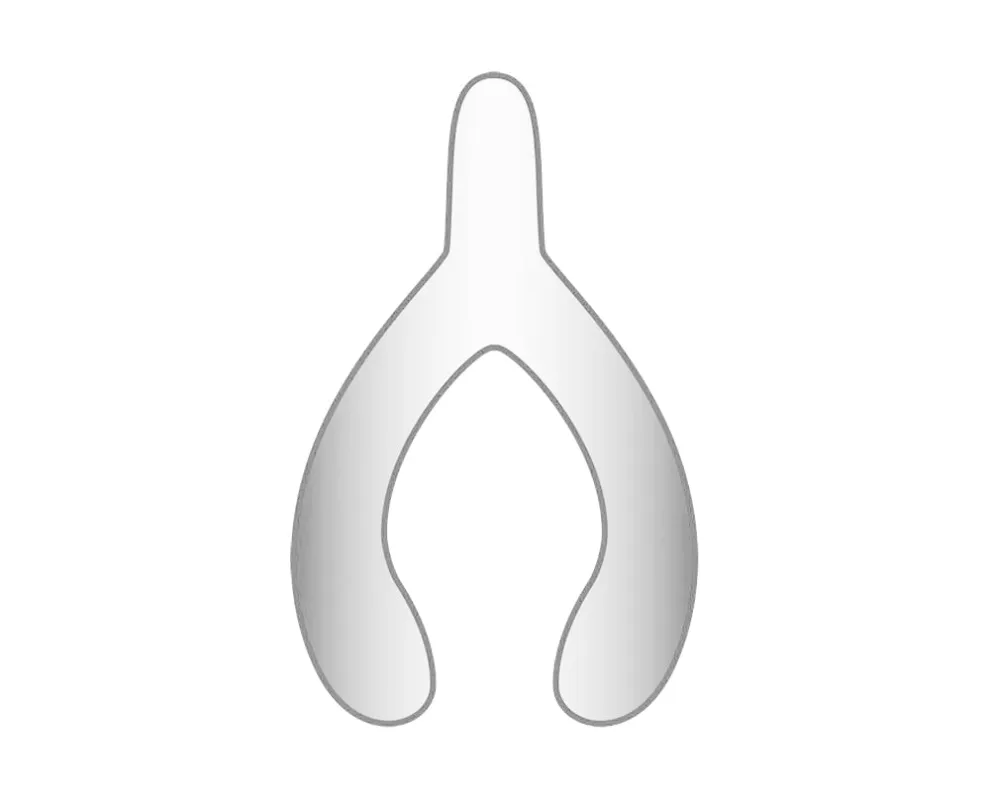 Mini Wishbone Icon - Silver sold by BaubleBar