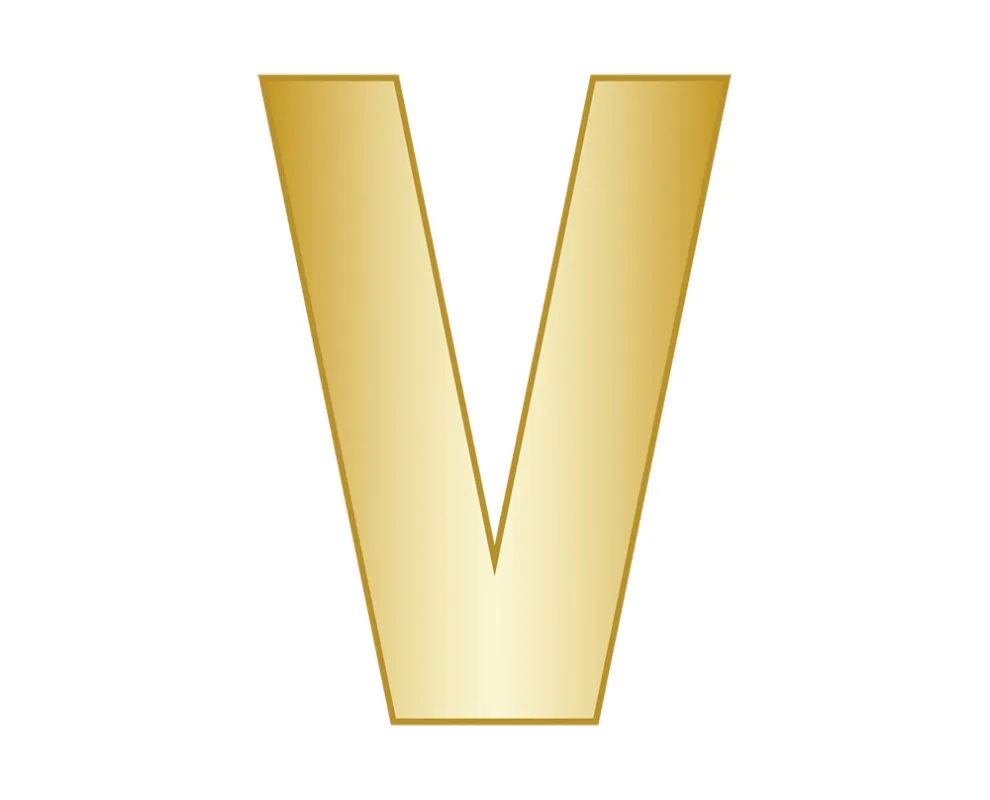 Mini V - Gold sold by BaubleBar
