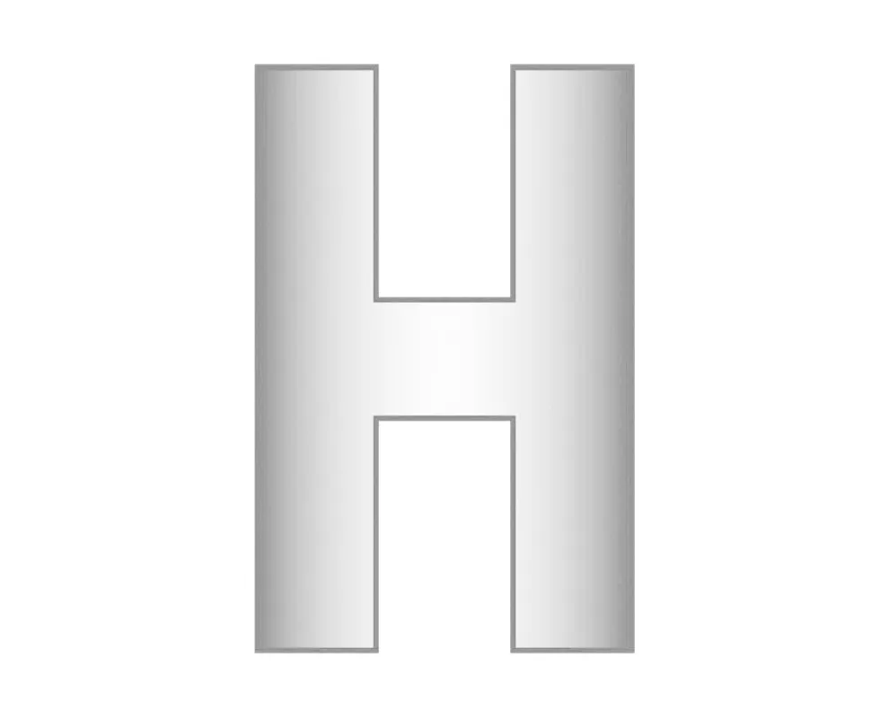 Mini H - Silver sold by BaubleBar
