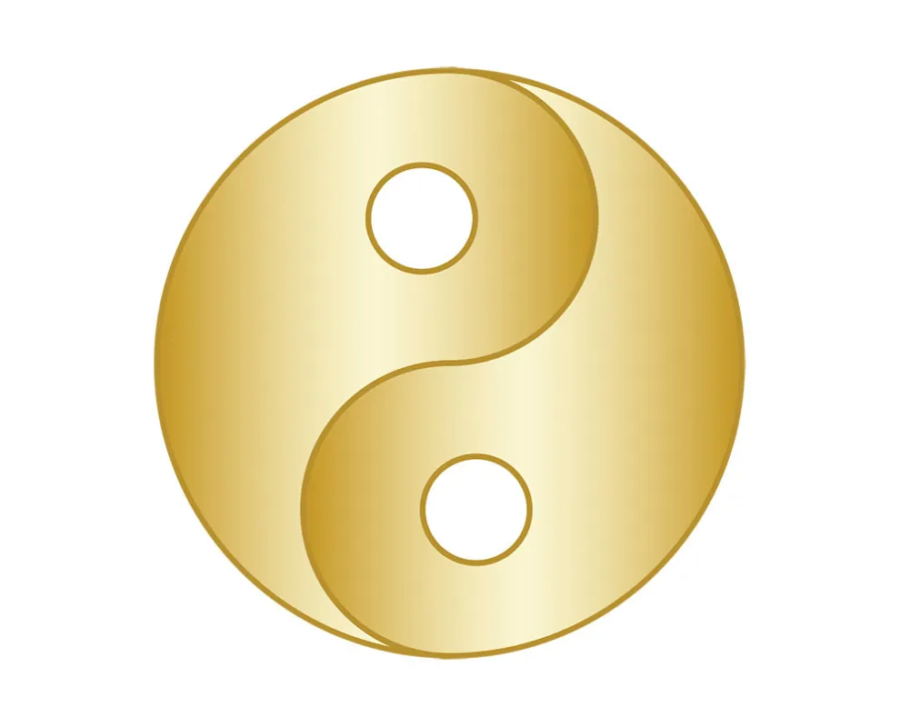 Mini Yin Yang Icon - Gold sold by BaubleBar
