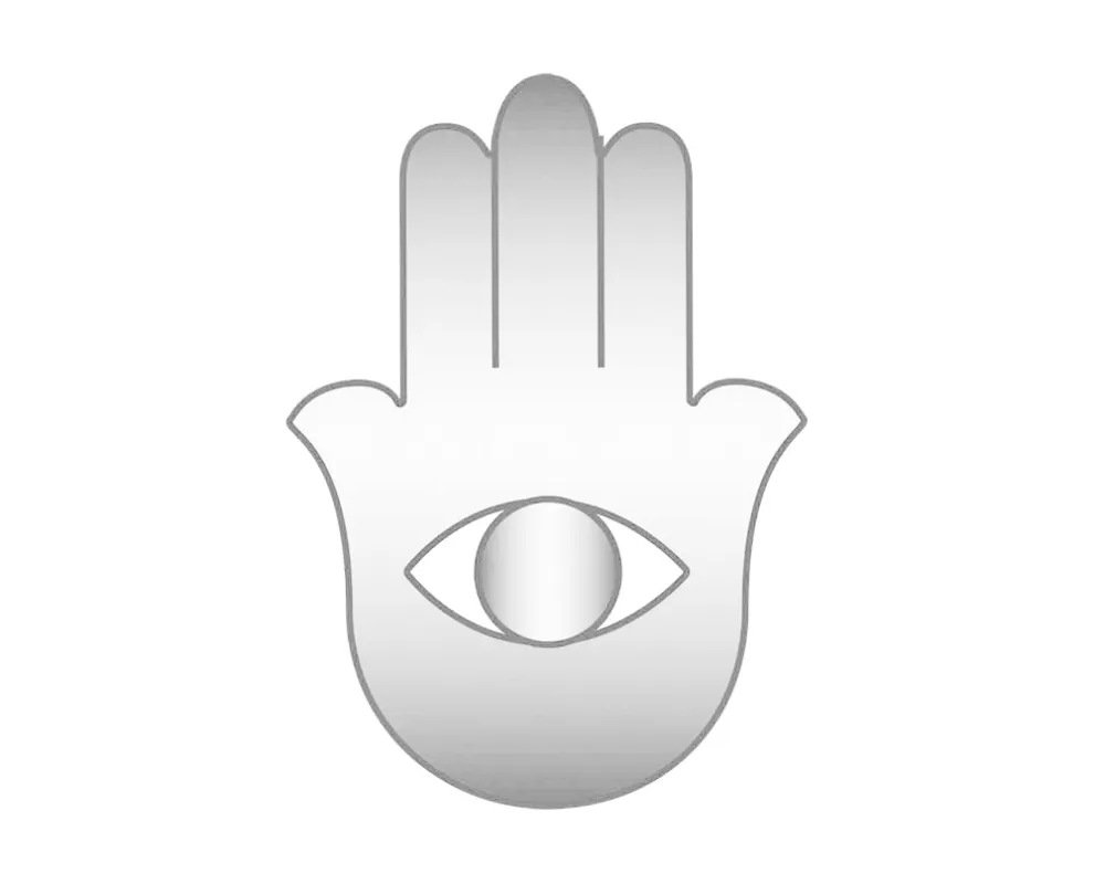 Mini Hamsa Icon - Silver sold by BaubleBar