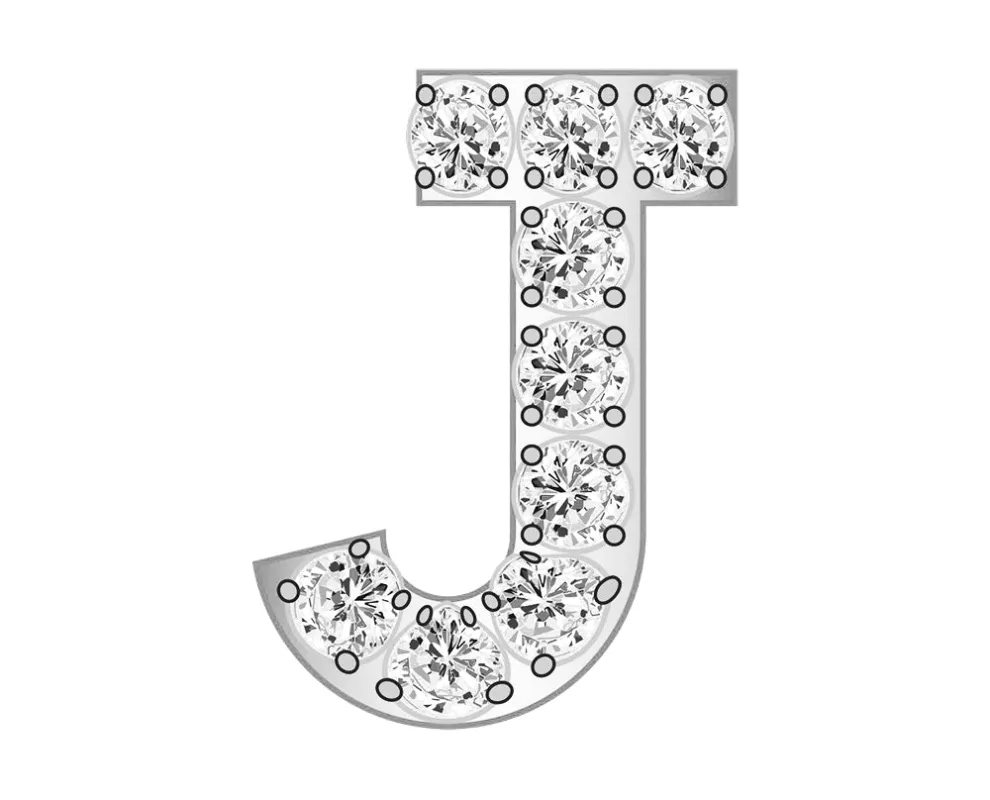 Mini J - Clear/Silver sold by BaubleBar