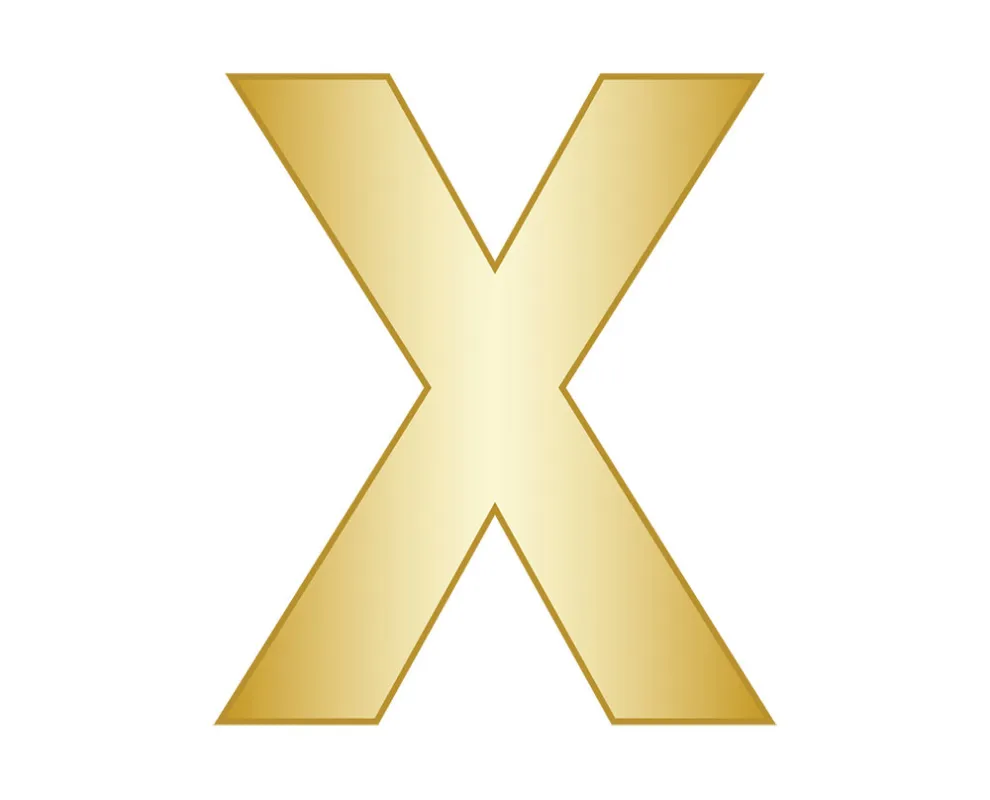 Mini X - Gold sold by BaubleBar