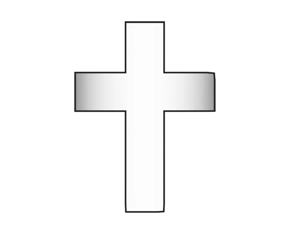 Mini Cross Icon - Silver sold by BaubleBar