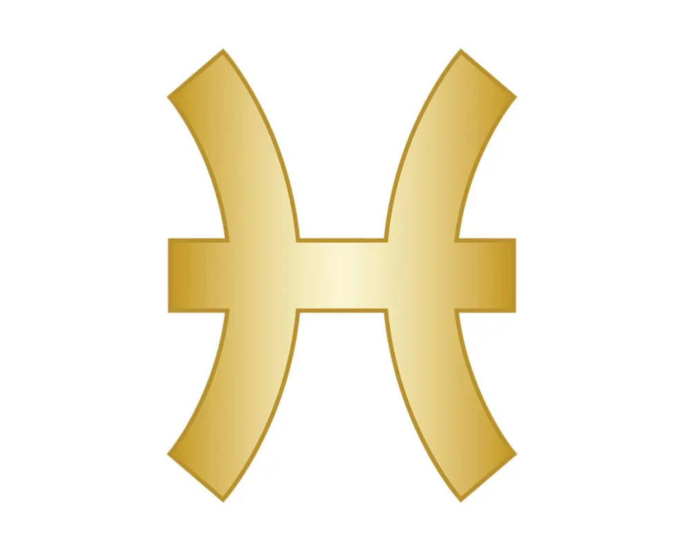 Pisces Mini Zodiac Icon - Gold sold by BaubleBar