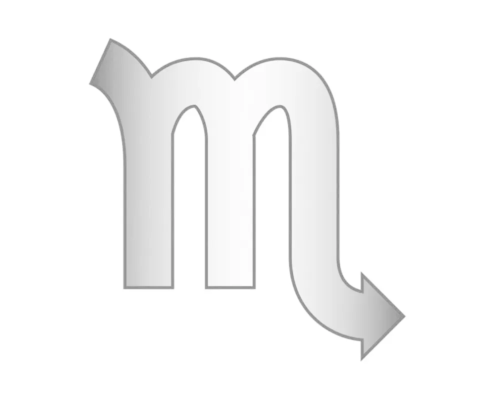 Scorpio Mini Zodiac Icon - Silver sold by BaubleBar