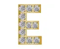 Mini E - Clear/Gold sold by BaubleBar
