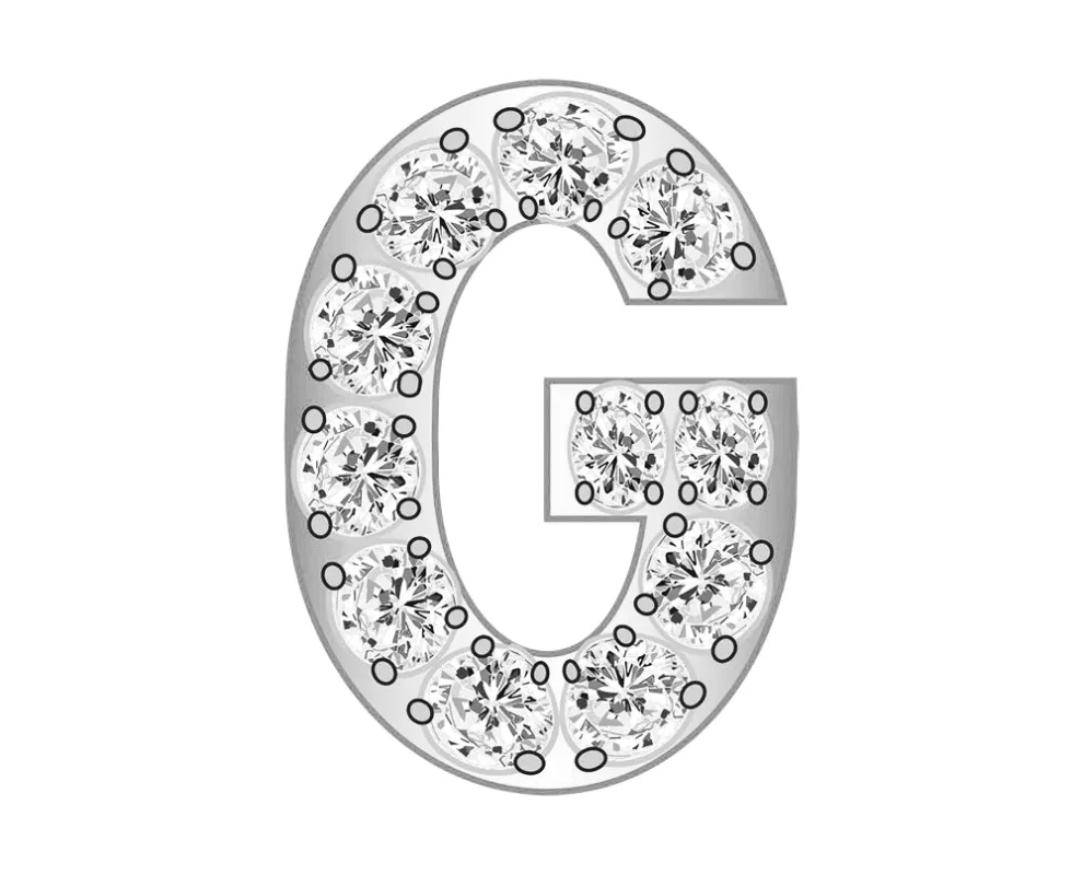 Mini G - Clear/Silver sold by BaubleBar