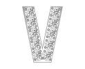 Mini V - Clear/Silver sold by BaubleBar