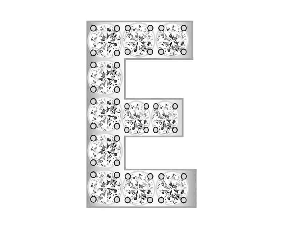 Mini E - Clear/Silver sold by BaubleBar