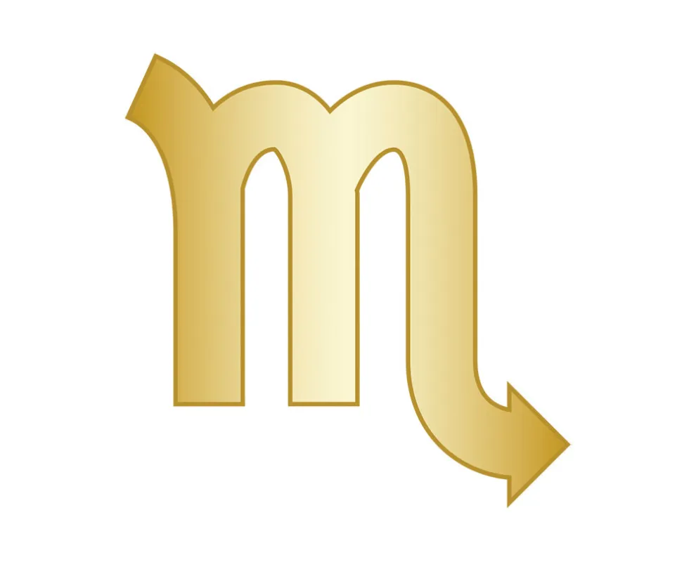 Scorpio Mini Zodiac Icon - Gold sold by BaubleBar