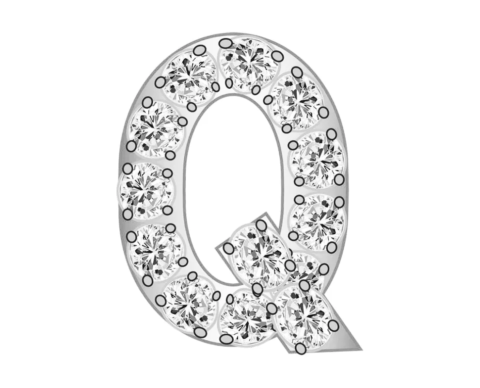 Mini Q- Clear/Silver sold by BaubleBar