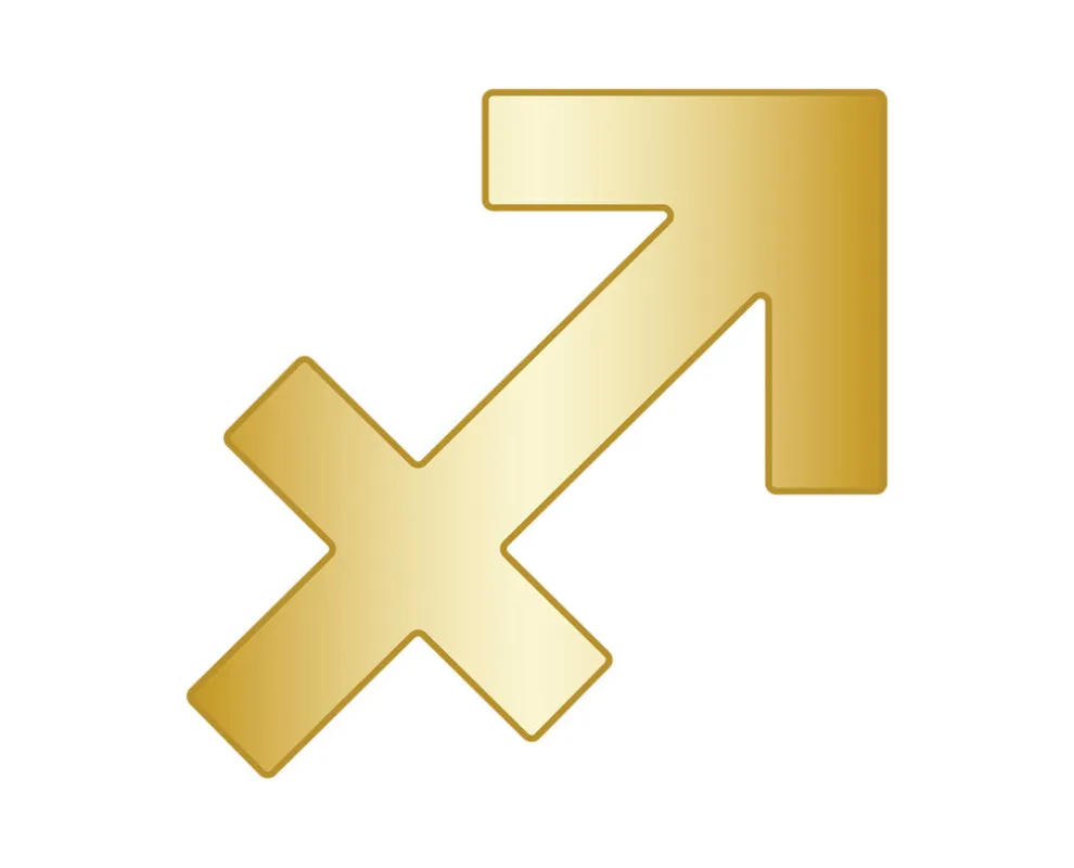 Sagittarius Mini Zodiac Icon - Gold sold by BaubleBar