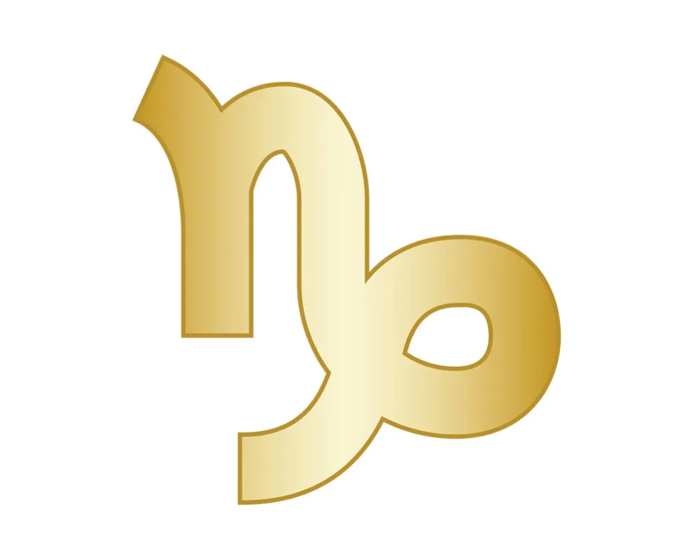Capricorn Mini Zodiac Icon - Gold sold by BaubleBar
