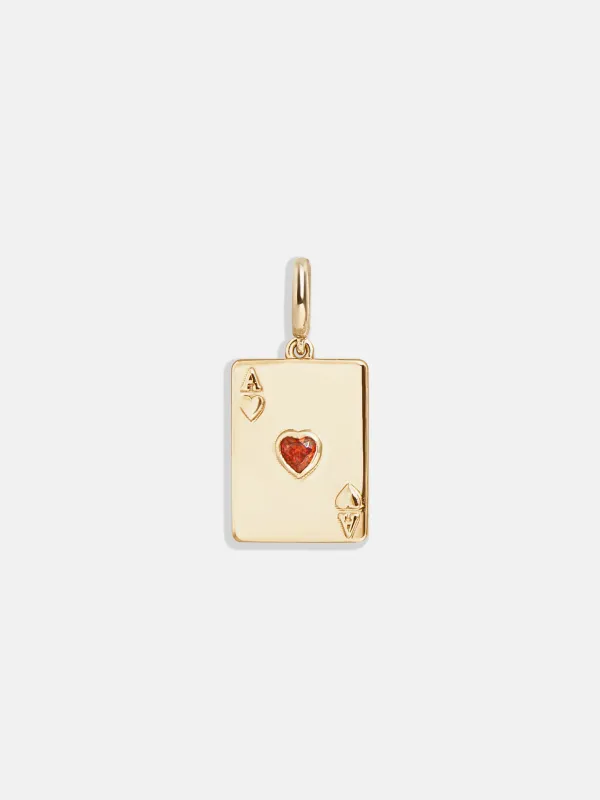 Luck Cluster Charm - Ace Playing Card sold by BaubleBar