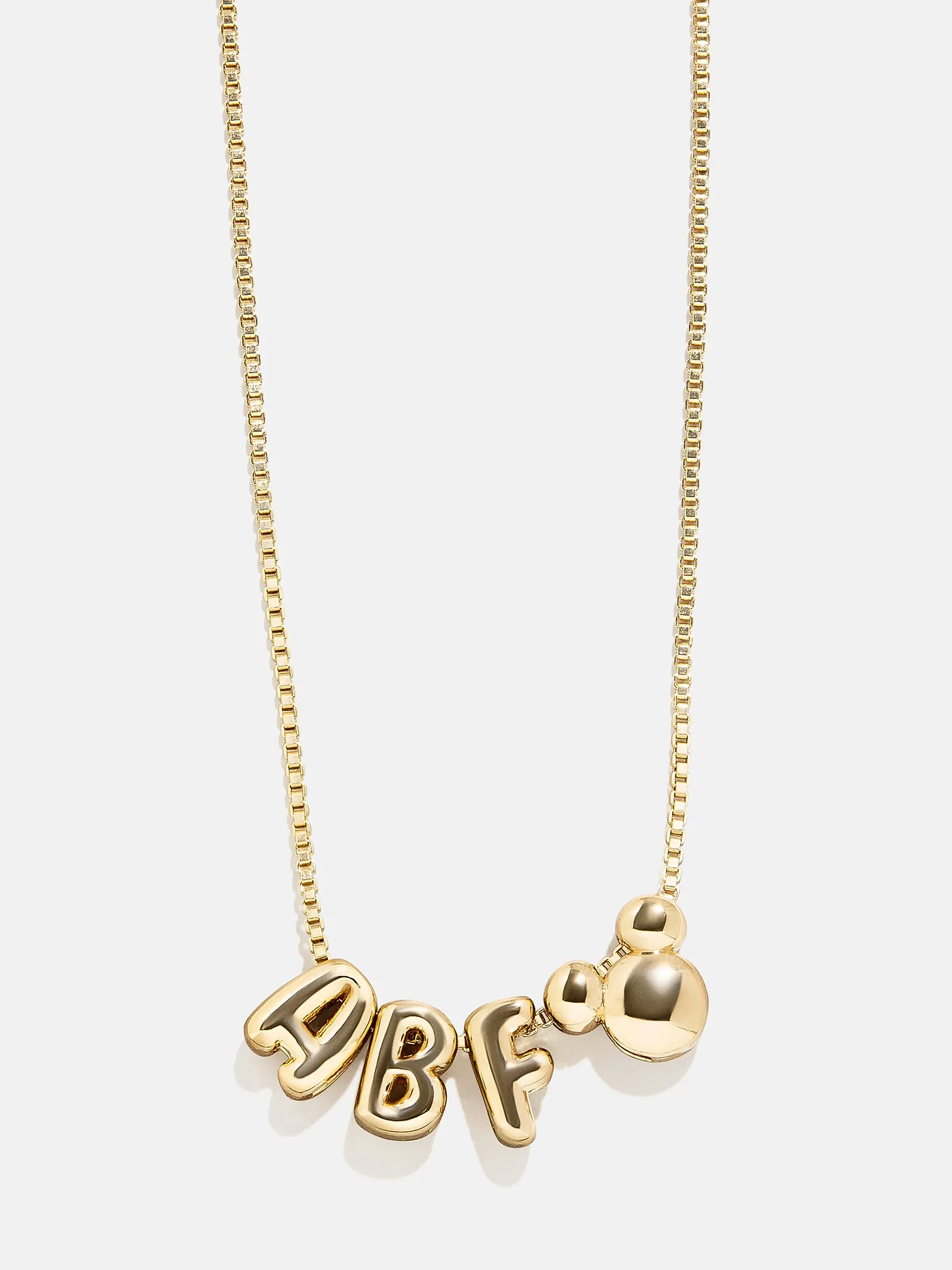 Disney Bubble Letter Custom Necklace sold by BaubleBar product image thumbnail 3