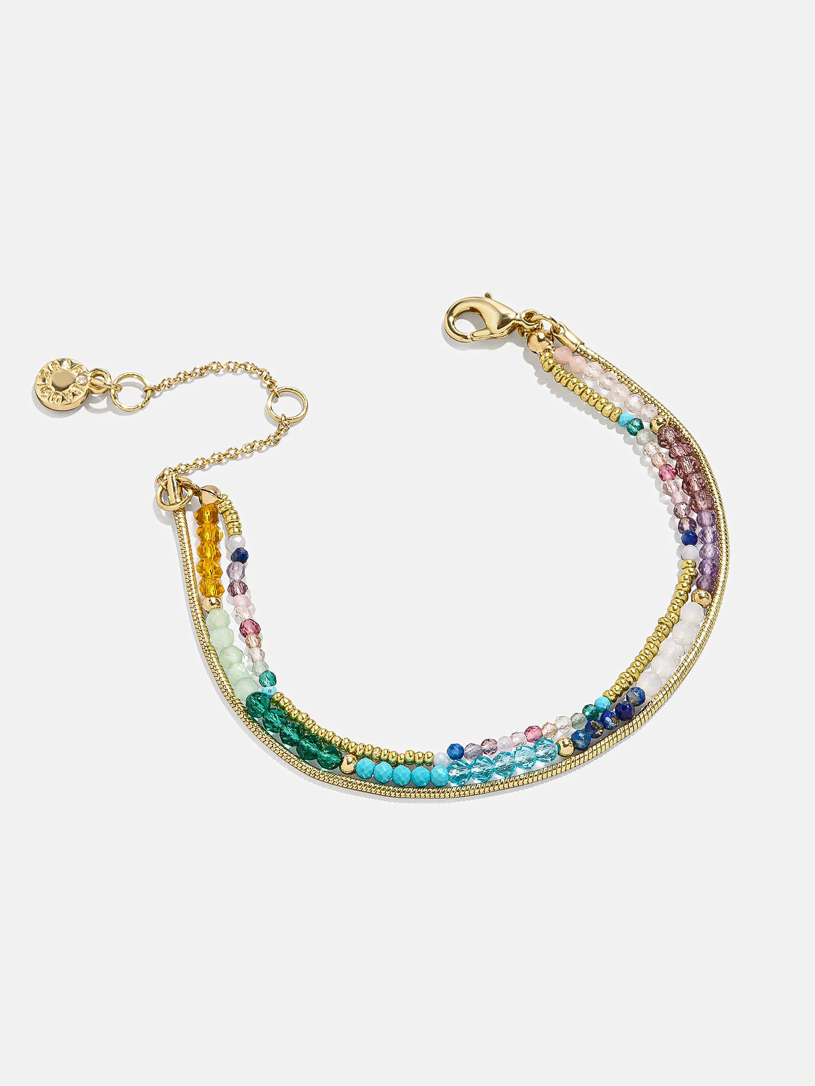 Rowan Semi-Precious Layered Bracelet - Capri sold by BaubleBar product image thumbnail 3