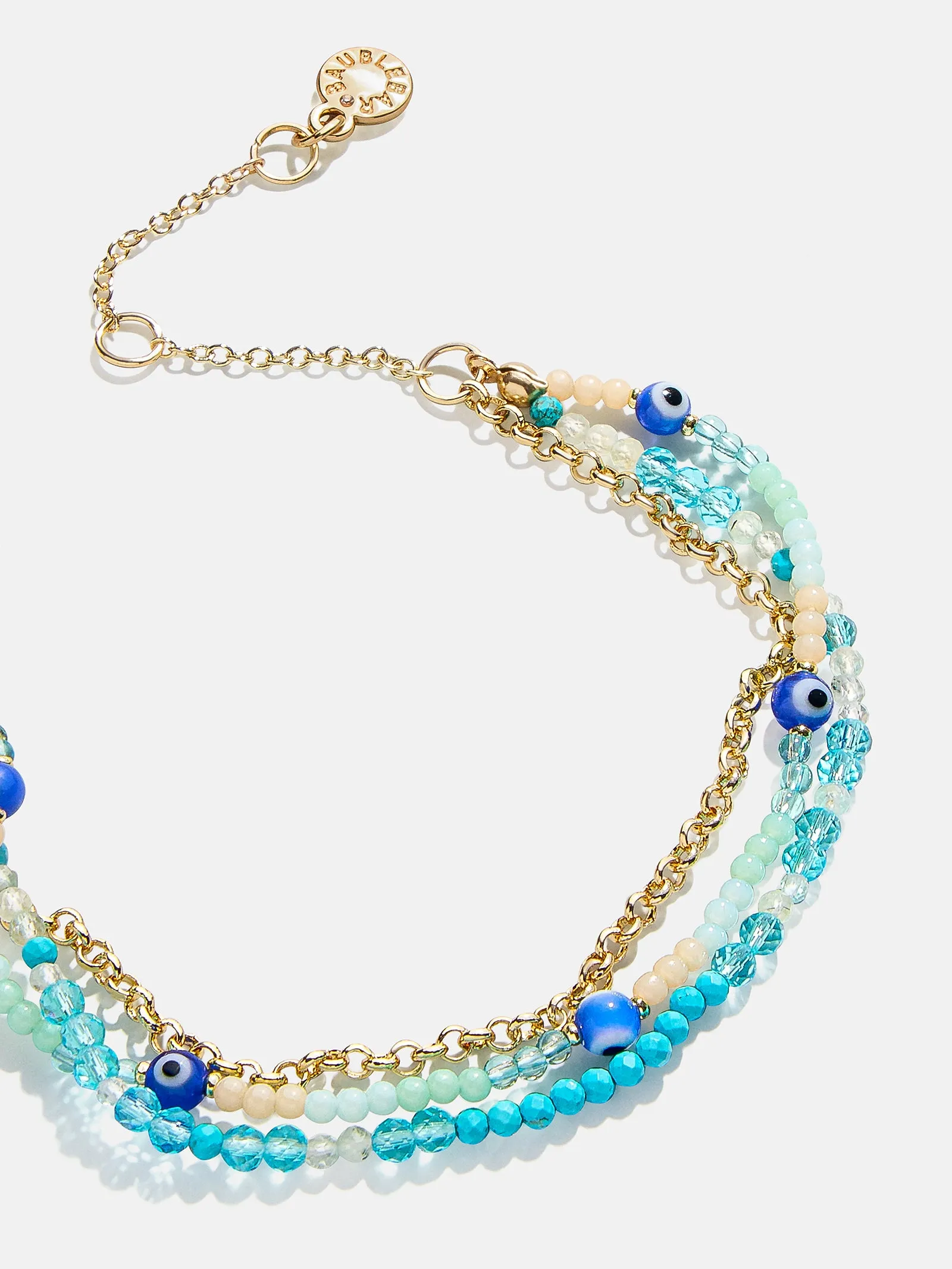 Rowan Semi-Precious Layered Bracelet - Mykonos sold by BaubleBar